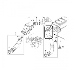 PRZEWÓD TURBINY BMW 5 (E60,...