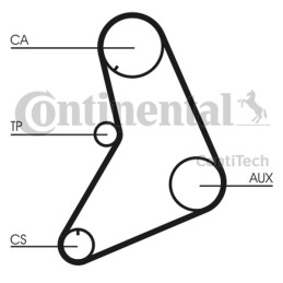 PASEK ROZRZĄDU VW 2,4 CT_685