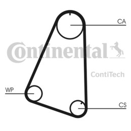 PASEK ROZRZĄDU OPEL 1,3 CT_504