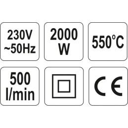 OPALARKA 2000W (I)350°C...
