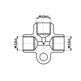TROJNIK PRZEWOD HAMULC 12/1