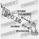ŚRUBA ZACISKU HAMULCOWEGO HONDA CR-V 07- /TYŁ/ HZN-HD-036F 43235SWWG01