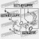 REPERATURKA ZACISKU NISSAN MICRA 02-10, NOTE 05-12, TIIDA/VERSA 05-, CUBE 02- /PRZÓD/ HZN-NS-050F AY600NS062