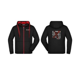 CZARNA BLUZA Z LOGO MAXGEAR...