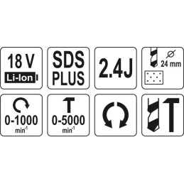 MŁOTOWIERTARKA SDS+ 18V...