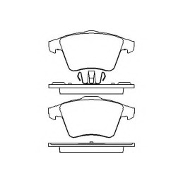 KLOCKI HAM. PRZEDNIE VW T5...