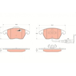 KLOCKI HAM VW CADDY III 03...