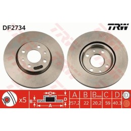 TARCZA HAM FIAT DOBLO 00...