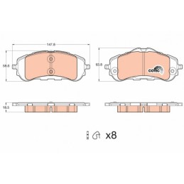 KLOCKI HAM CITROEN BERLINGO...
