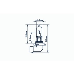 ŻARÓWKA HB3 60W 12V 48005 HB3