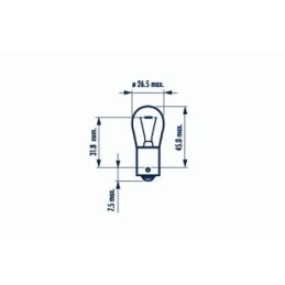 ŻARÓWKA P21W 12V 17635 P21W