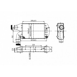 INTERCOOLER ALFA 145 1.9TD...