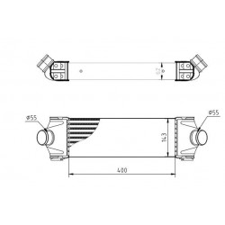 INTERCOOLER TRANSIT 2.4TDCI...