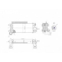 INTERCOOLER FORD FOCUS 11-...