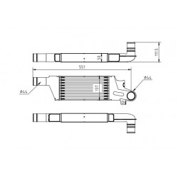 INTERCOOLER CORSA C 1.7DTI...