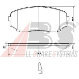 KLOCKI HAMULC. MAZDA CX-7...